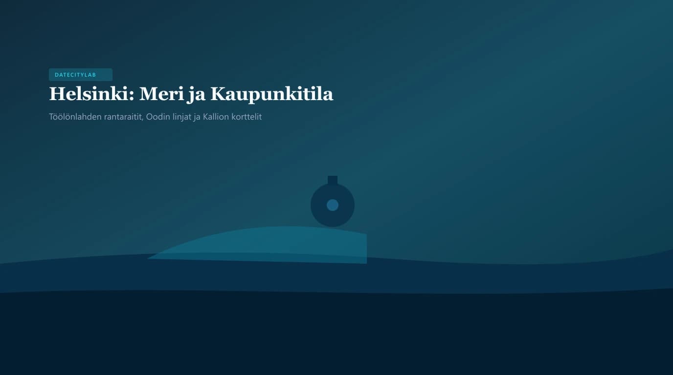 Helsingin merellinen rantaviiva ja moderni kaupunkiarkkitehtuuri